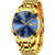 La montre parfaite pour l'homme d'affaires soucieux de son style avec cadran bleu/doré