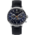 Un accessoire intemporel pour le gentleman élégant : La montre Zeppelin à bracelet mixte Quartz Chronographe Cuir 7036-3