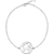L'accessoire parfait pour toute tenue : Bracelet pour femme en argent sterling 925 Sofia Milani avec pendentif carte du monde