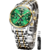 OLEVS Montre Homme : Superbe Cadran Vert