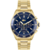 Lacoste 2011151 - Montre Chronographe avec Bracelet en Acier Inoxydable doré pour Homme