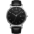 BUREI Ultra Mince Minimaliste - Montre Homme Avec Bracelet en Cuir