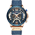 Montre de sport en cuir bleu : le style militaire ultime pour hommes