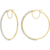 Boucles d'Oreilles en Or avec Cristaux 2BeGold: L'Évolution Abordable du Bijou de Luxe