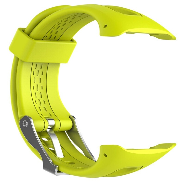 Pour Garmin Forerunner 158 20mm Motif de football Bracelet de montre en  silicone de couleur unie (vert citron)