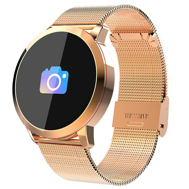 Montre Intelligente Yohuton - Tracker Fitness Pour Femme - Compatible IOS - Acier Inox