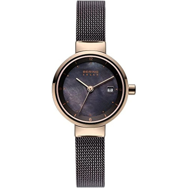 Montre Bering Femme Verre saphir plat et or rose pour un look chic — free download