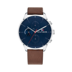 Tommy Hilfiger Montre avec Bracelet en Cuir Marron - 1791487
