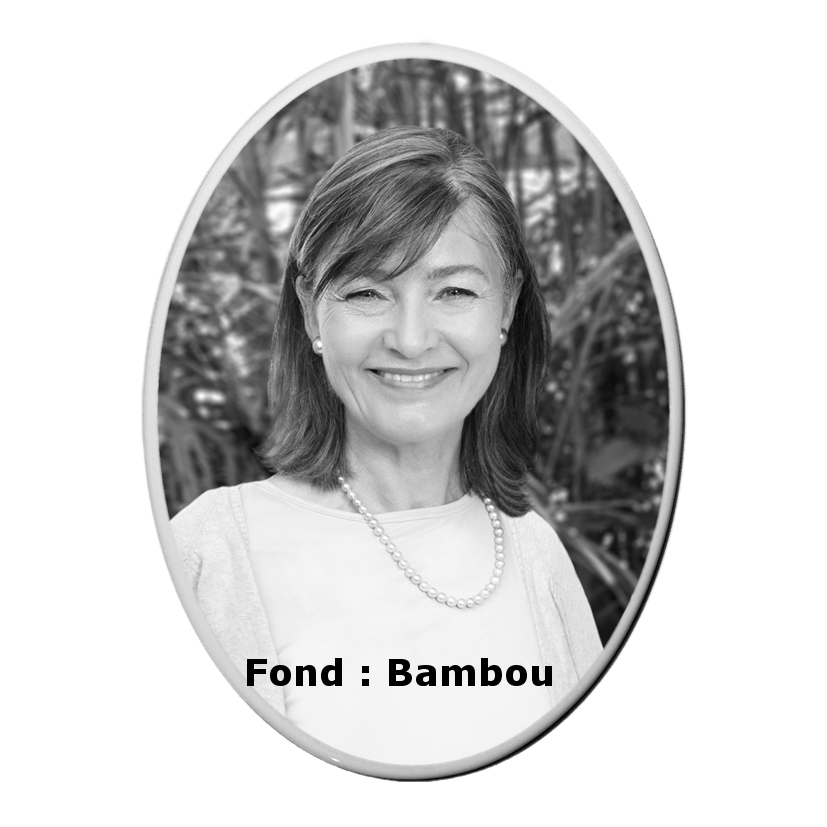 Photo-porcelaine-funéraire-ovale-n&amp;b-BB-P10-Bambou-F-min