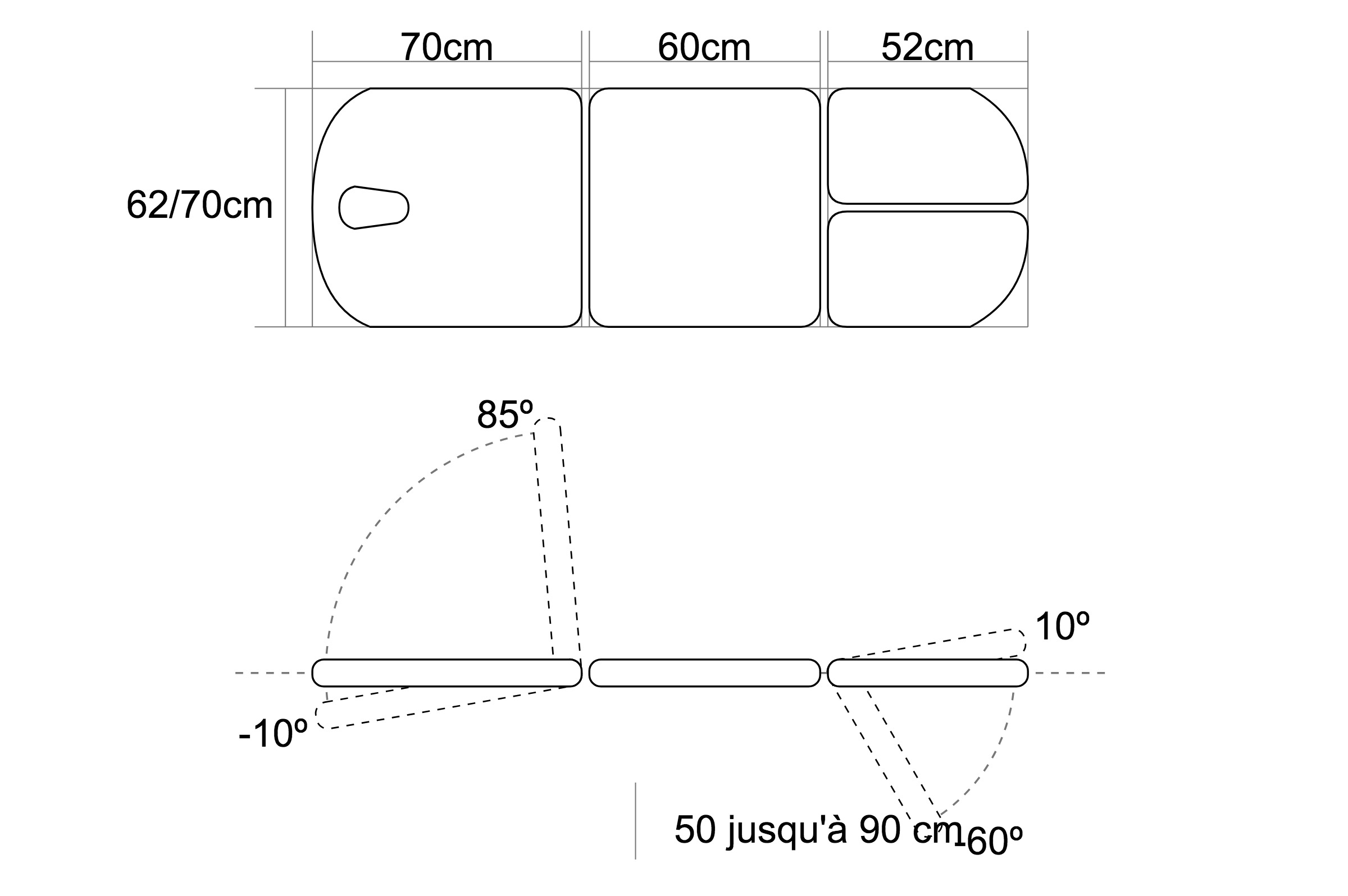 tablelya-ce-1130-p-table fauteuil-electrique- quatre plans-mobercas schéma dimensions 439