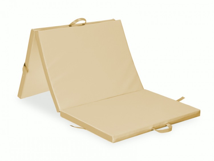 warm-beige-three-part-folding-mattress-195x85x5