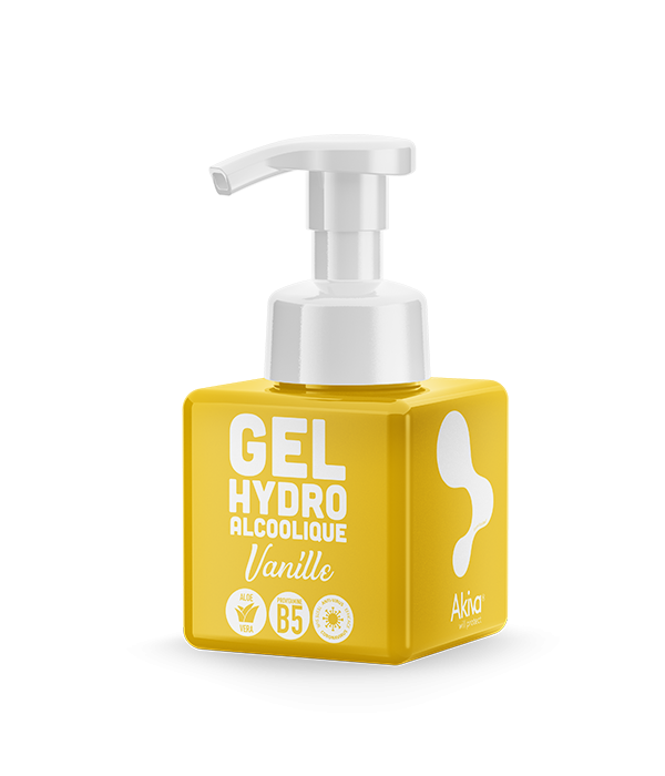 Flacon gel hydroalcoolique 250 ml