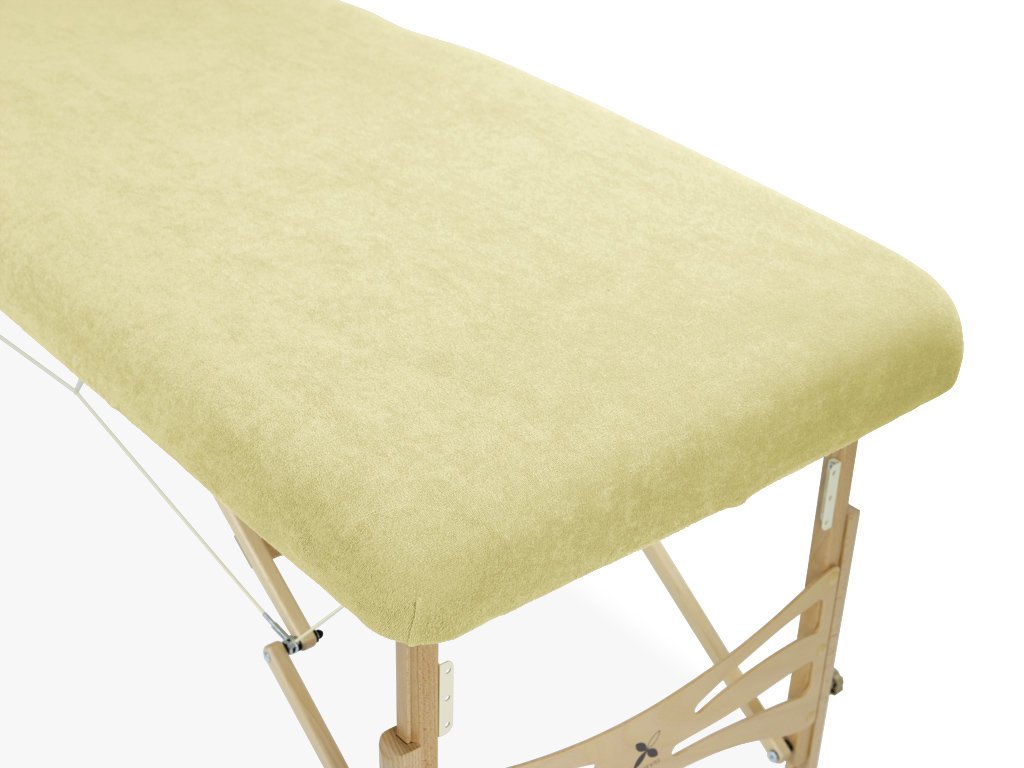 housse éponge crème table de massage portable habys mobercas ecopostural tablelya gros plan
