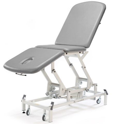 Table dexamen électrique seersmedical long dossier Gris clair