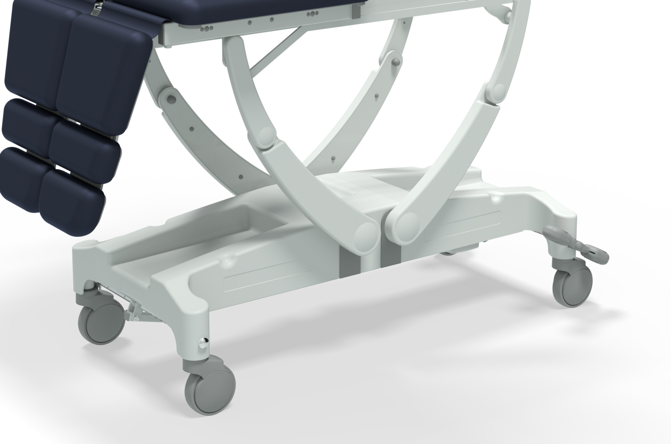 frein centralisé sur châssis premium fauteuil podologie pedicurie seers medical tablelya NV0695-PRM