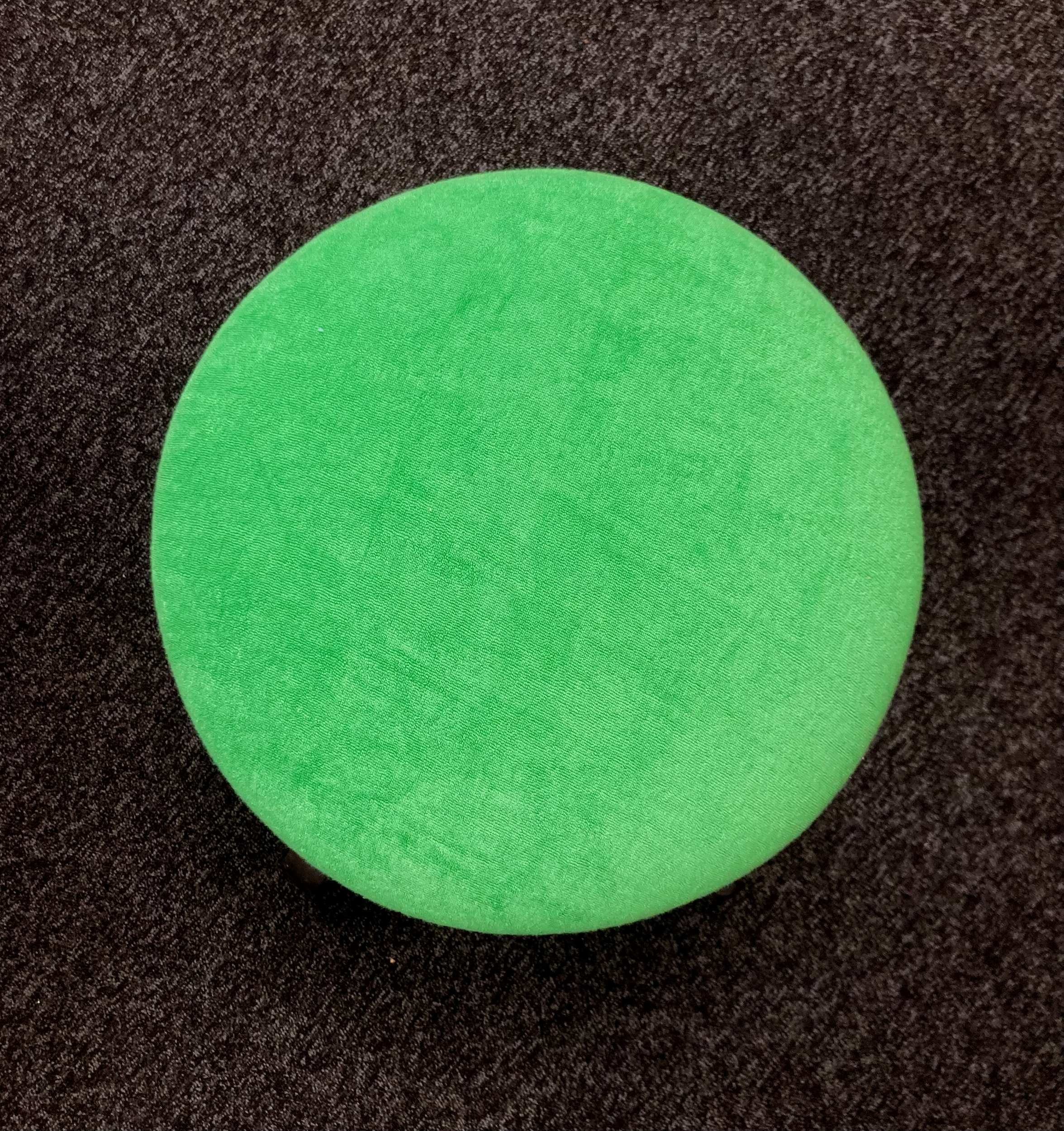 housse tabouret selle verte coton éponge tablelya 00003