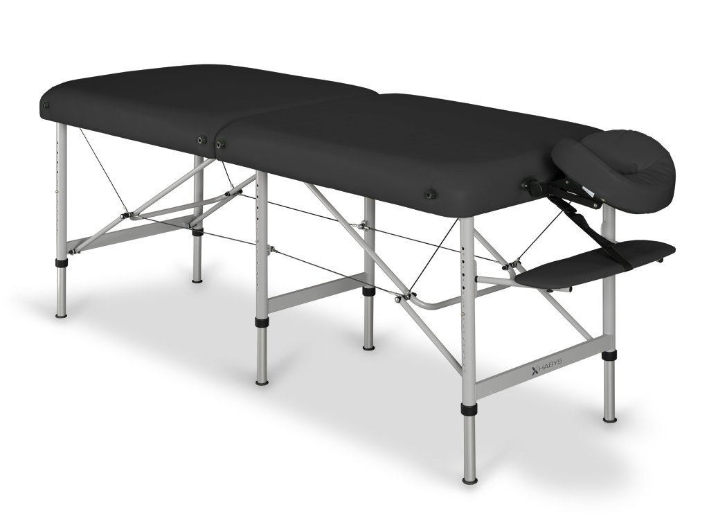 table de massage portable aluminium modèle Medmal habys tablelya noire largeur 70 cm -377_1