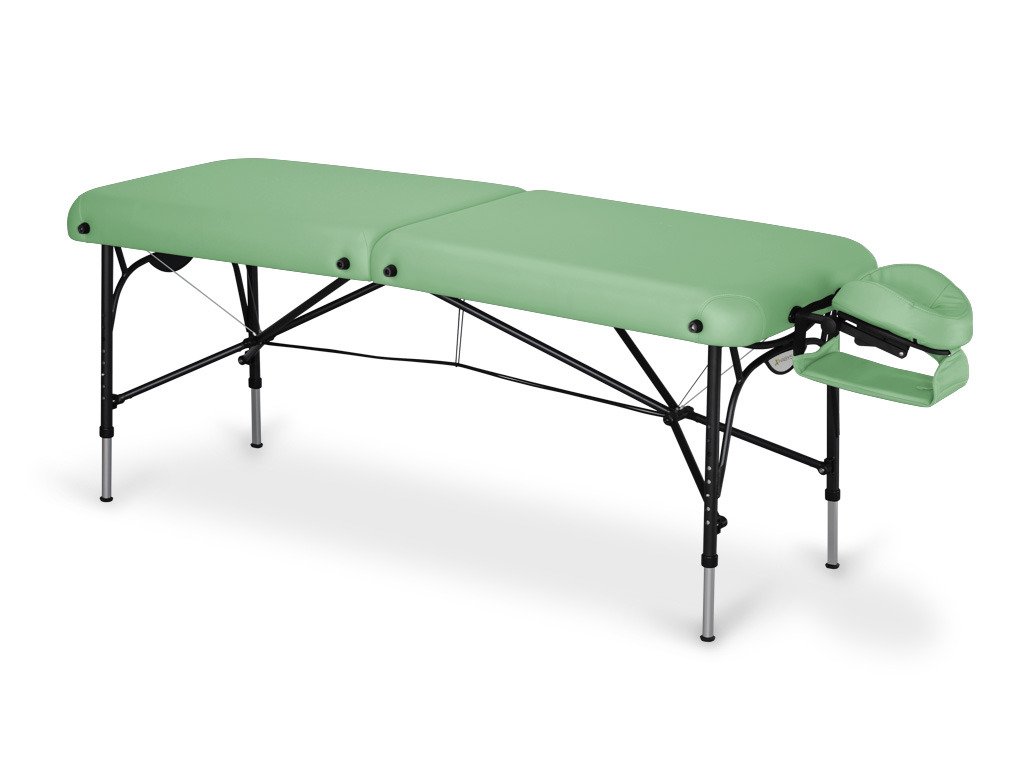 habys tablelya table de massage portable alu ultra legere couleur vert pistachio Smart-13_1
