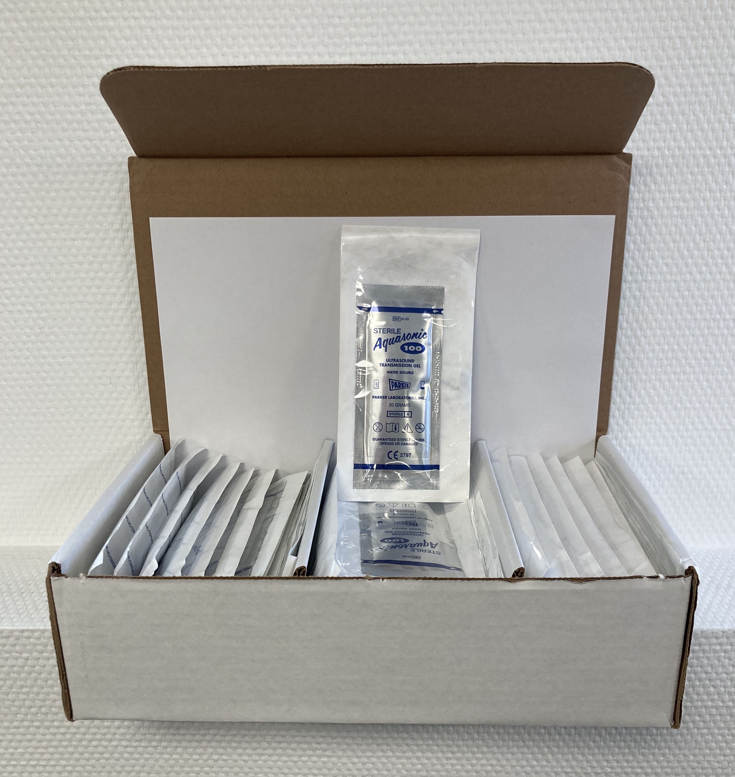 parker aquasonic 100 sachet de gel de contact stérile boite de 48 sachets individuels by tablelya image00006
