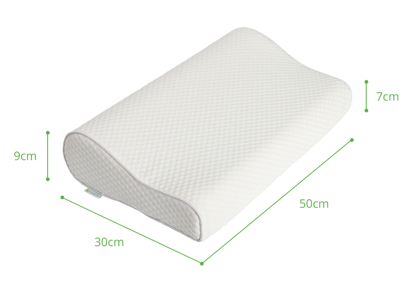tablelya-habys-oreiller-ergonomique-a-memoire-de-forme-dimensions-m-50x30x7-9-cm-detail-de-la-housse-blanche-avec-passepoil-satin
