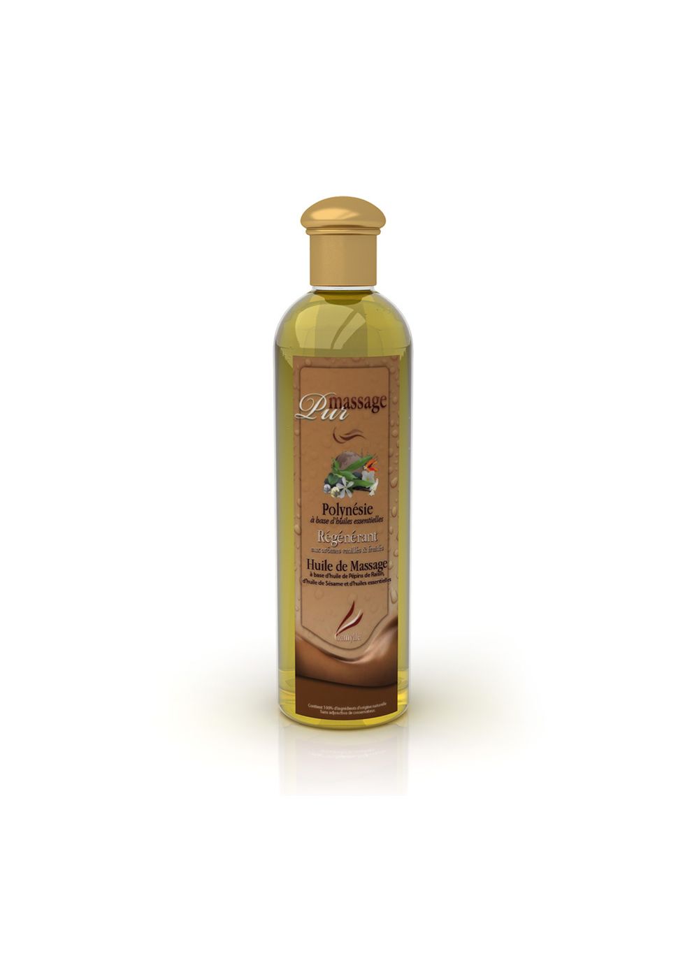 huile de massage camylle pur-massage-polynesie 500 ml tablelya