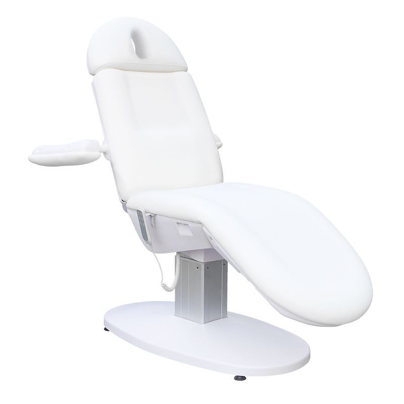 tablelya fauteuil esthétique électrique blanc avec têtière trou visage 126115_3_23