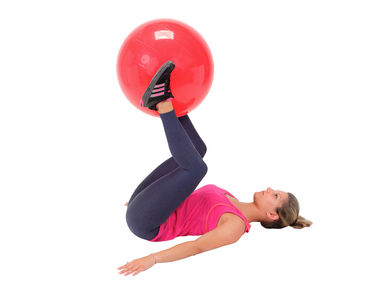 tablelya ballon de gym Gymnic ball -Classic_3 rouge