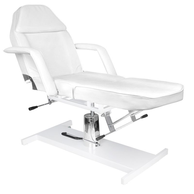 tablelya fauteuil table esthetique blanche hydraulique 3 plans réglable en hauteur  126503_3_3