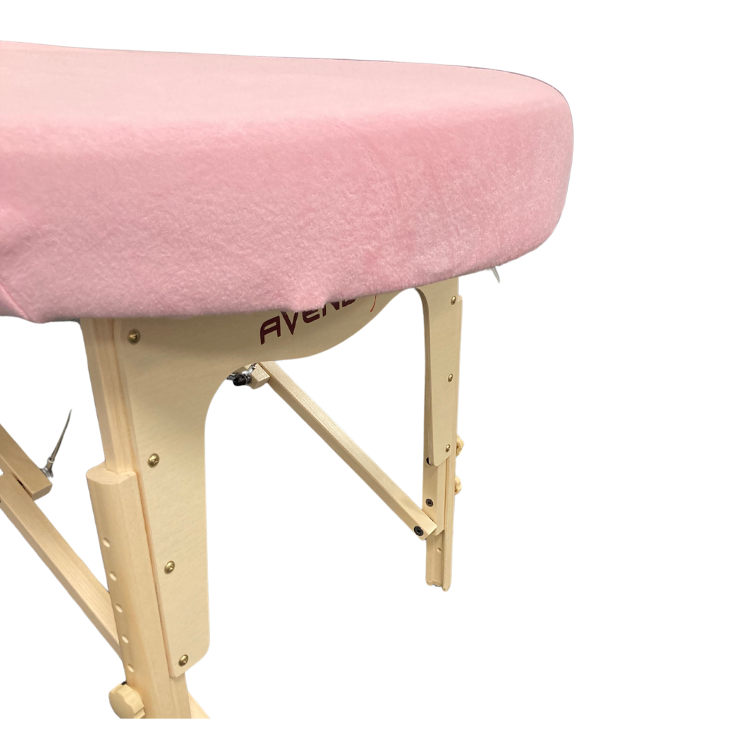 tablelya drap housse éponge 80x200x15-5 rose poudré vieux rose  sans trou visage pour table de massage spa elastique