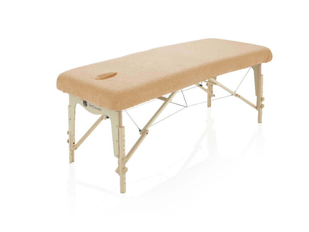 tablelya housse coton cappuccino trou visage 80x200 table de massage showroom
