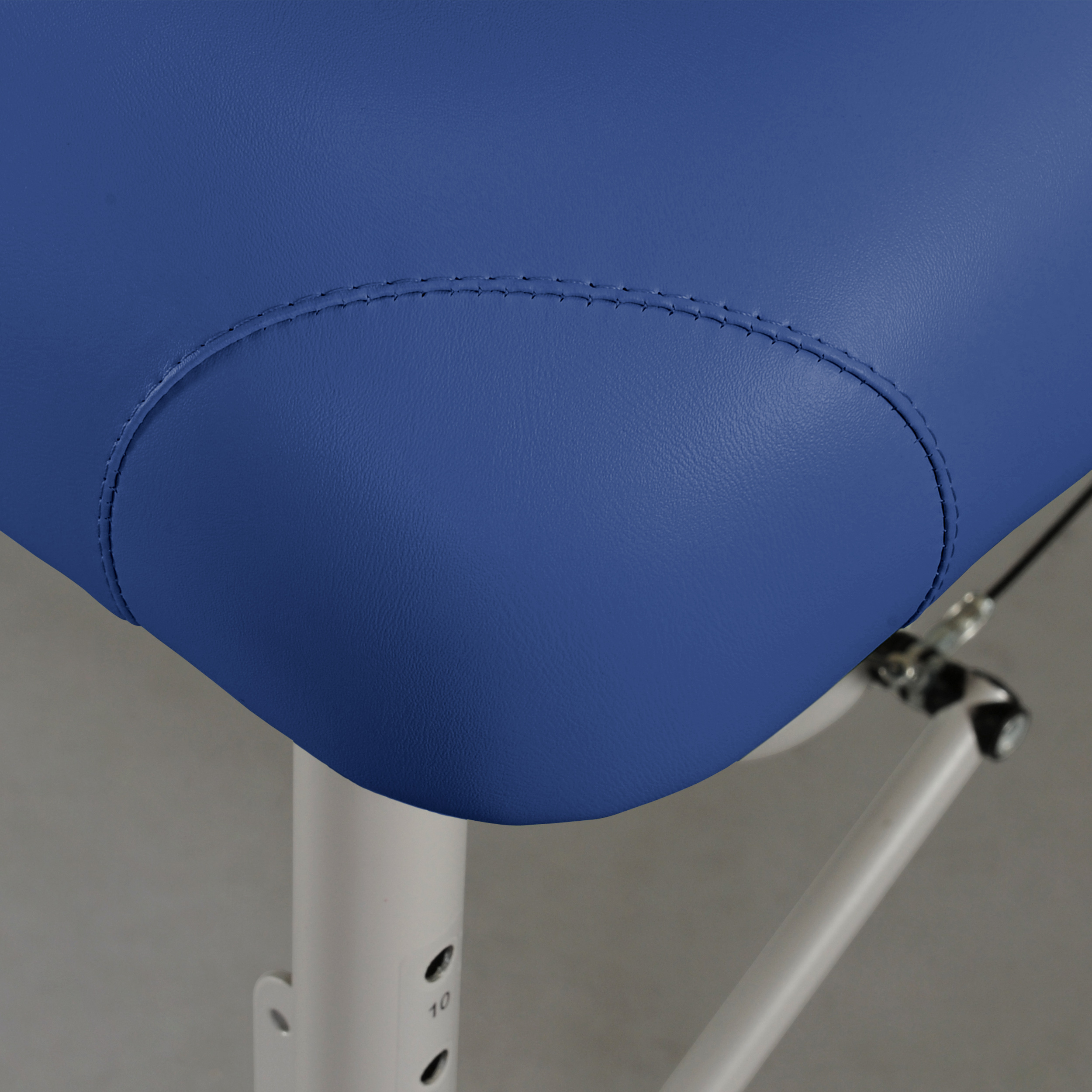 habys tablelya aero plus table de massage alu largeur 60 cm avec dossier bleu marine couture