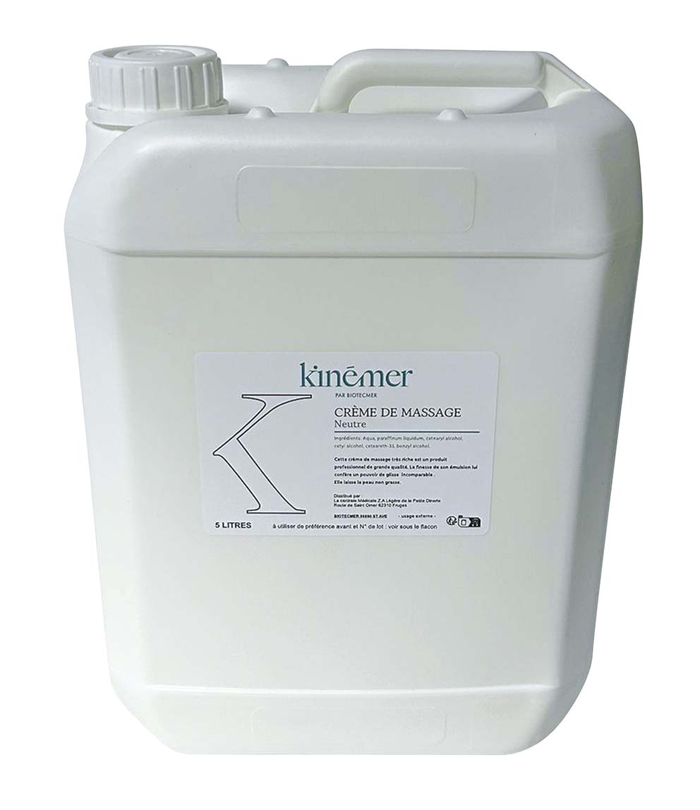 kinemer bidon de 5 litres de crème de massage neutre tablelya 2101019000-1