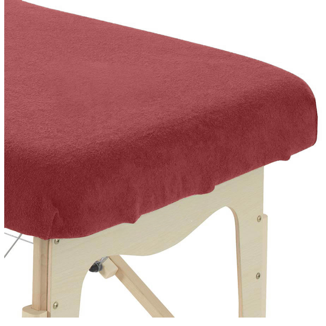 housse rouge bordeaux 80x200cm
