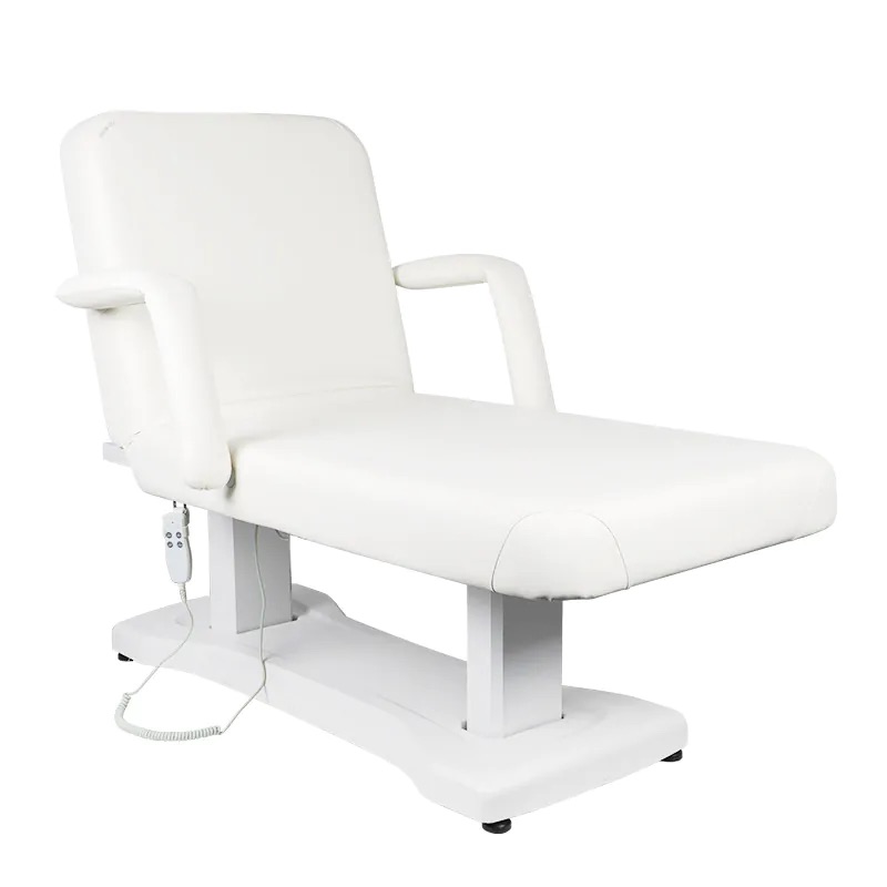 tablelya table électrique esthétique épilation blanche avec têtière amovible 131859_1