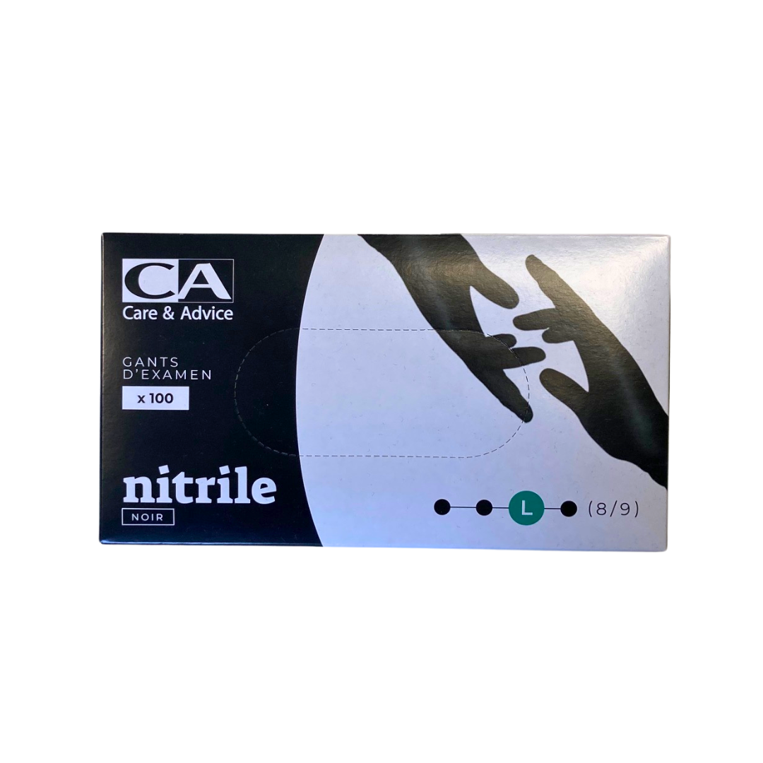 gant nitrile taille L noir