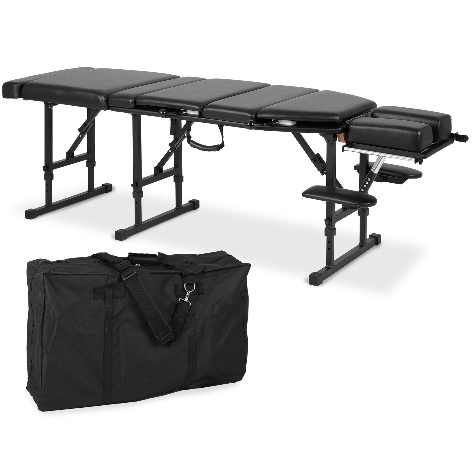 tablelya modèle avec sac de transport Portable-chiropractic-table-Arena-180-Simply-Texture-Black-2214_2