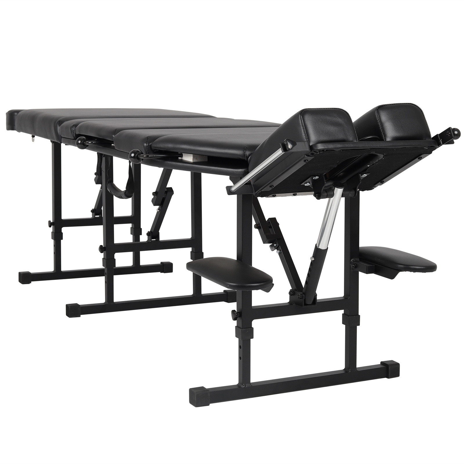 tablelya vue de face Portable-chiropractic-table-Arena-180-Simply-Texture-Black-2214_8