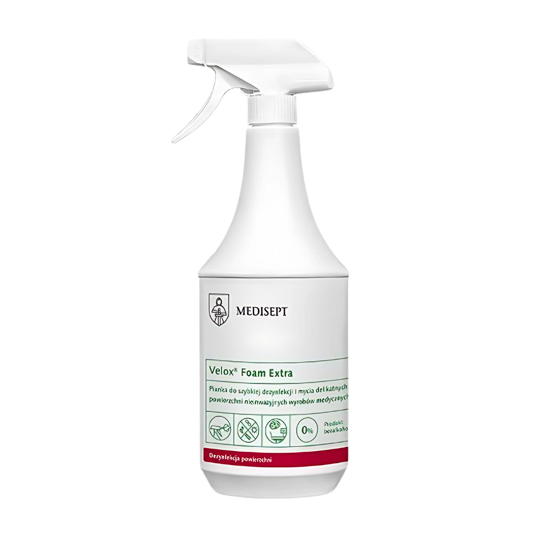 tablelya désinfectant sans alcool spray mousse 1 litre velox medisept