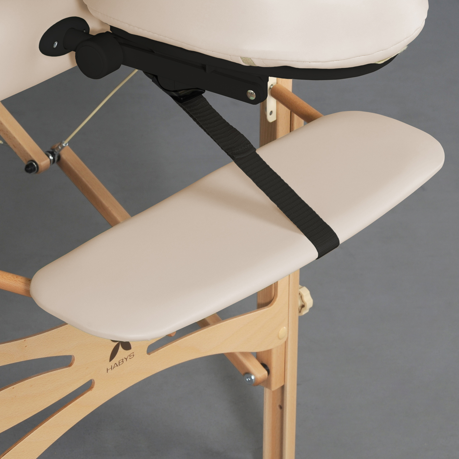 table de massage largeur 60 cm en bois domicile tablelya habys repose bras solide et réglable Stol-do-masazu-Panda-70-cm-bezowy-407_4