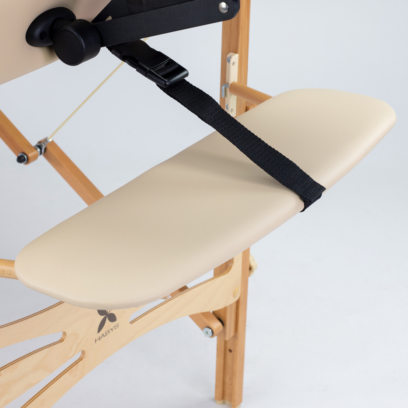 table de massage portable en bois avec têtière amovible et trou visage confort innovation habys tablelya couleur beige repose bras largeur 70-cm-bezowy-1287_5