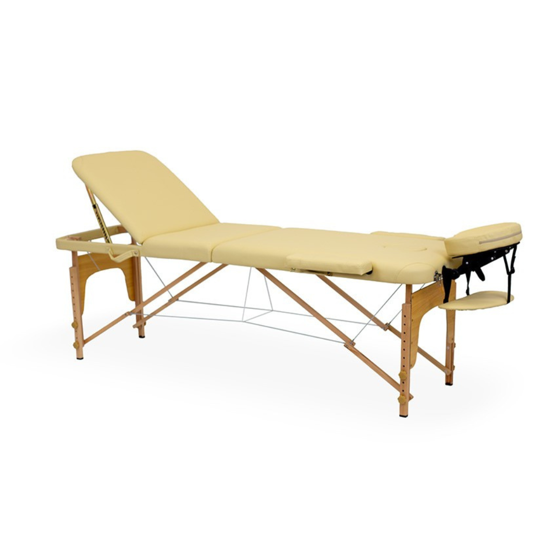 table-massage-bella-bois-portable-largeur-60-cm-tablelya-complète-ouverte-dossier-relevé