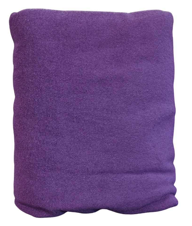 drap housse violet sans trou visage