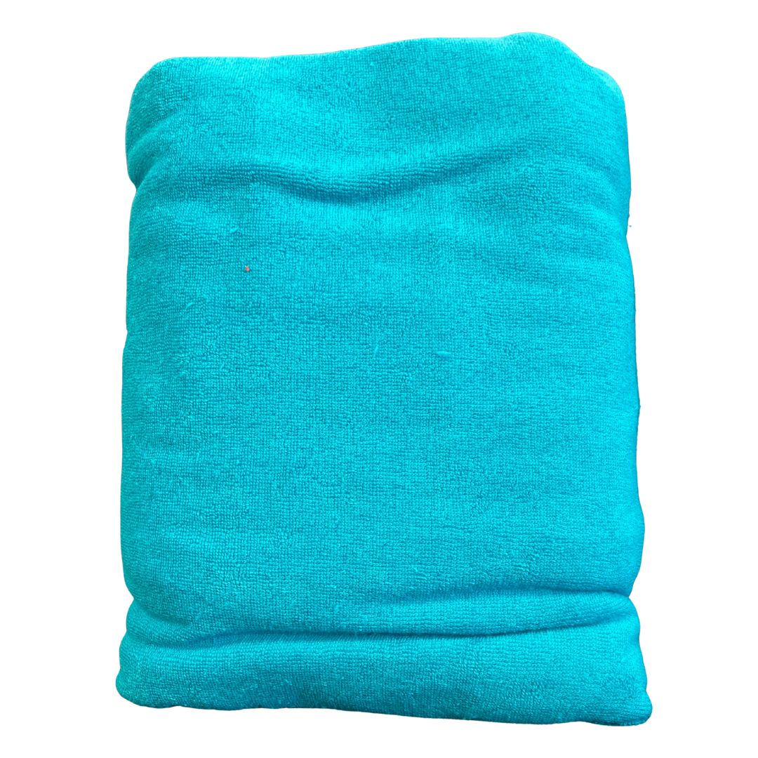 drap housse turquoise sans trou visage