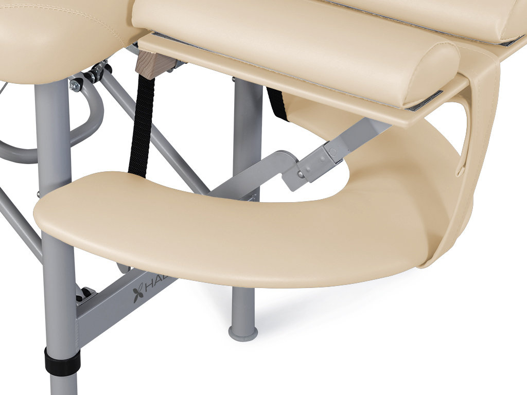 table-chiro-portable-appui-bras-creme