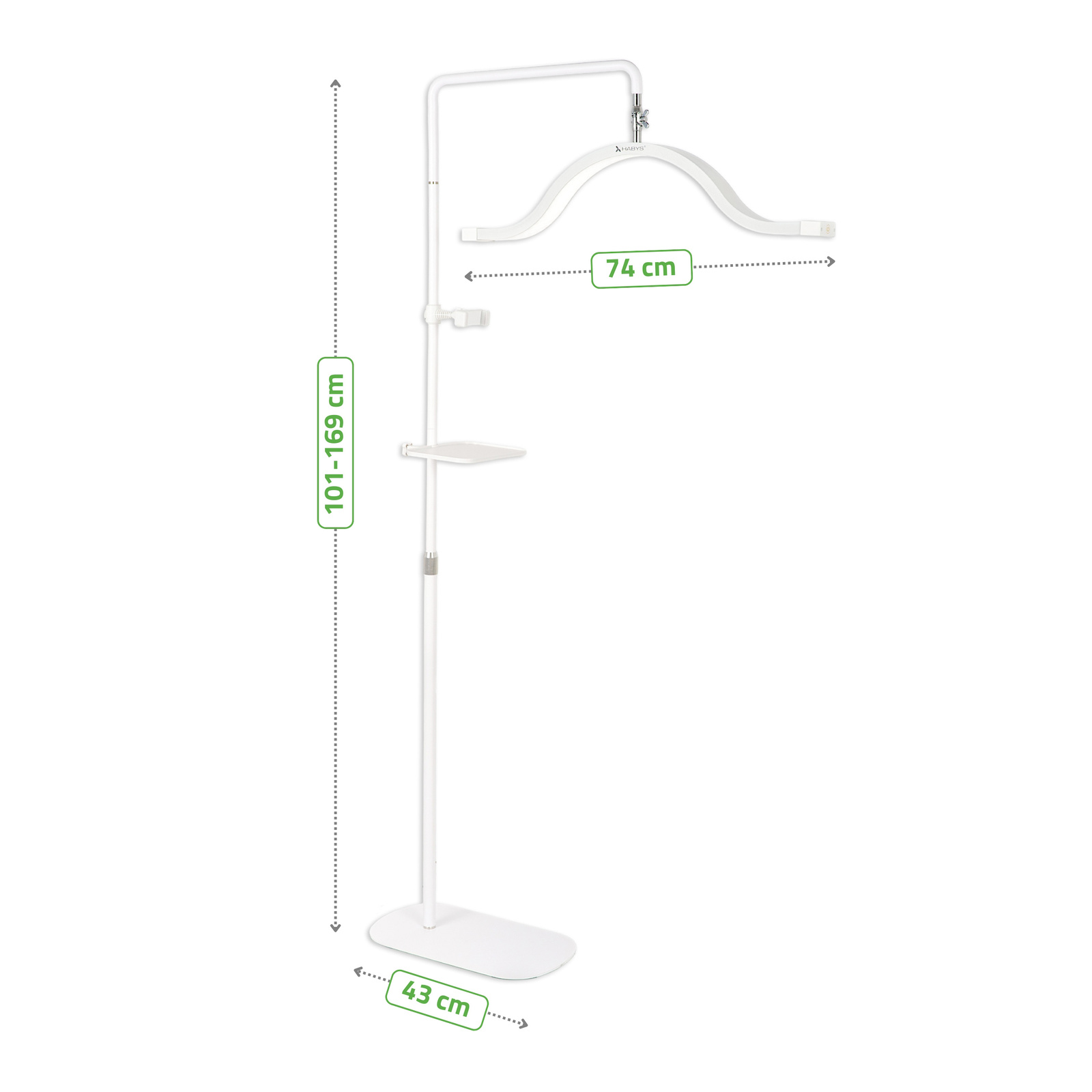 lampe-cosmetique-led-vena-habys-dimensions