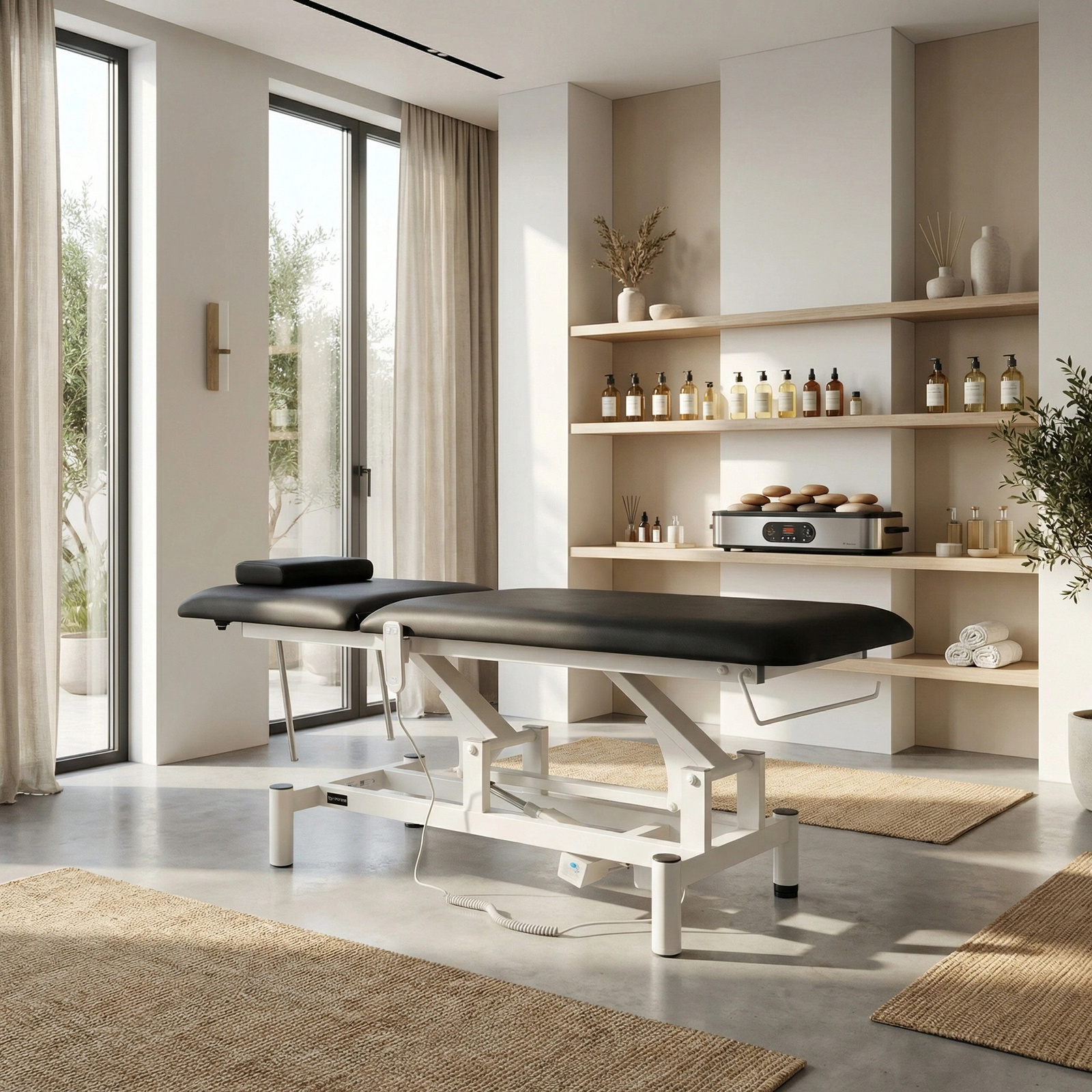 table-de-massage-electrique-en-situation-cabinet-spa-design-professionnel-noir