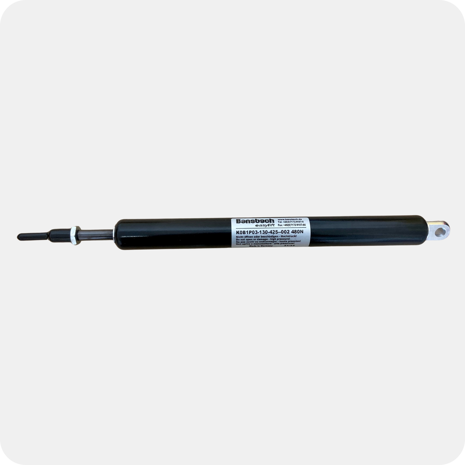 verin à gaz Bansbach K01P03-130-425-002-480N