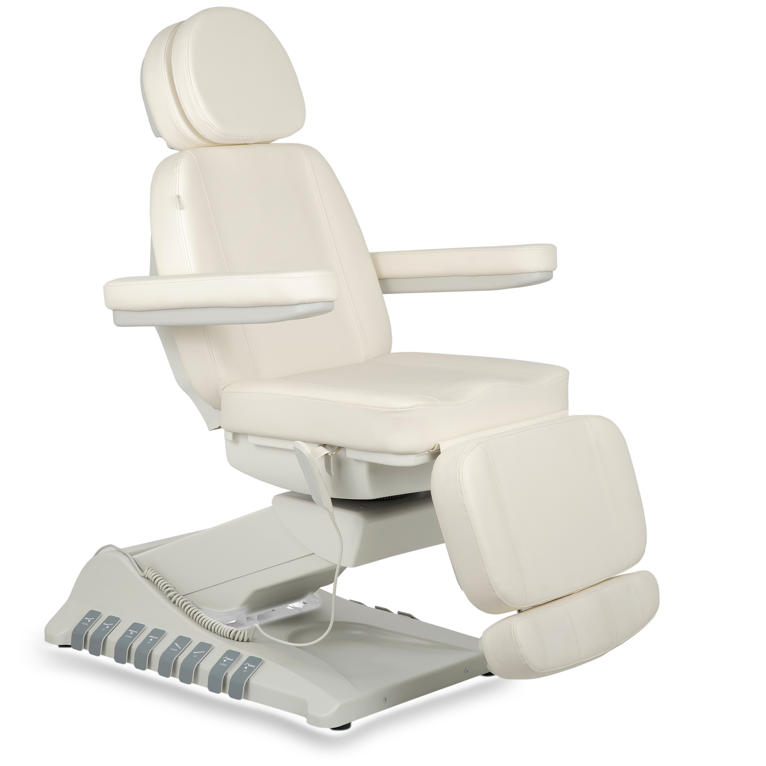 fauteuil-esthetique-electrique-luxoria-pro-5-blanc-face-tablelya