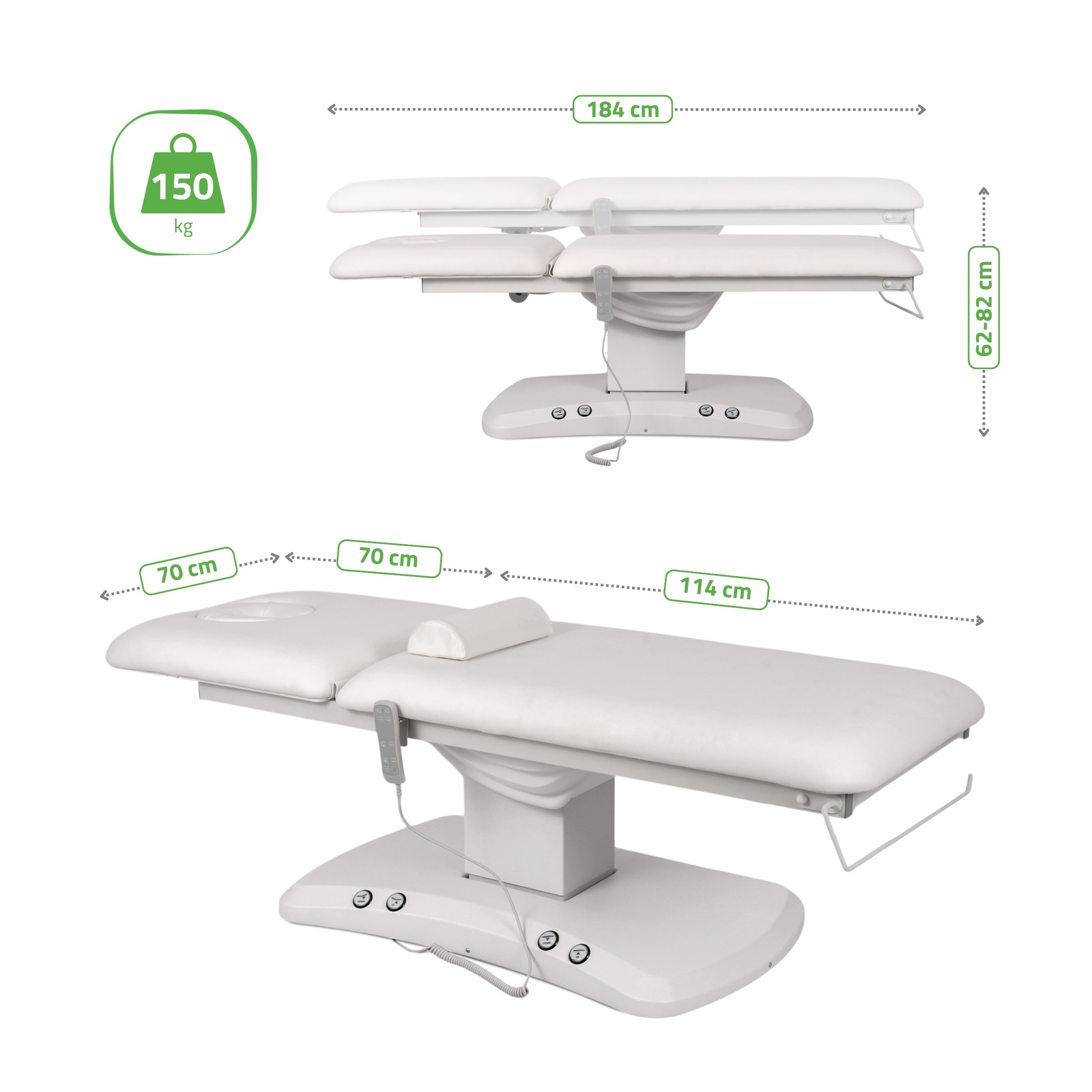 table-de-soins-blanche-dimensions-184cm-charge-150kg-construction-robuste-dimensions-estella-ergo-2-tablelya