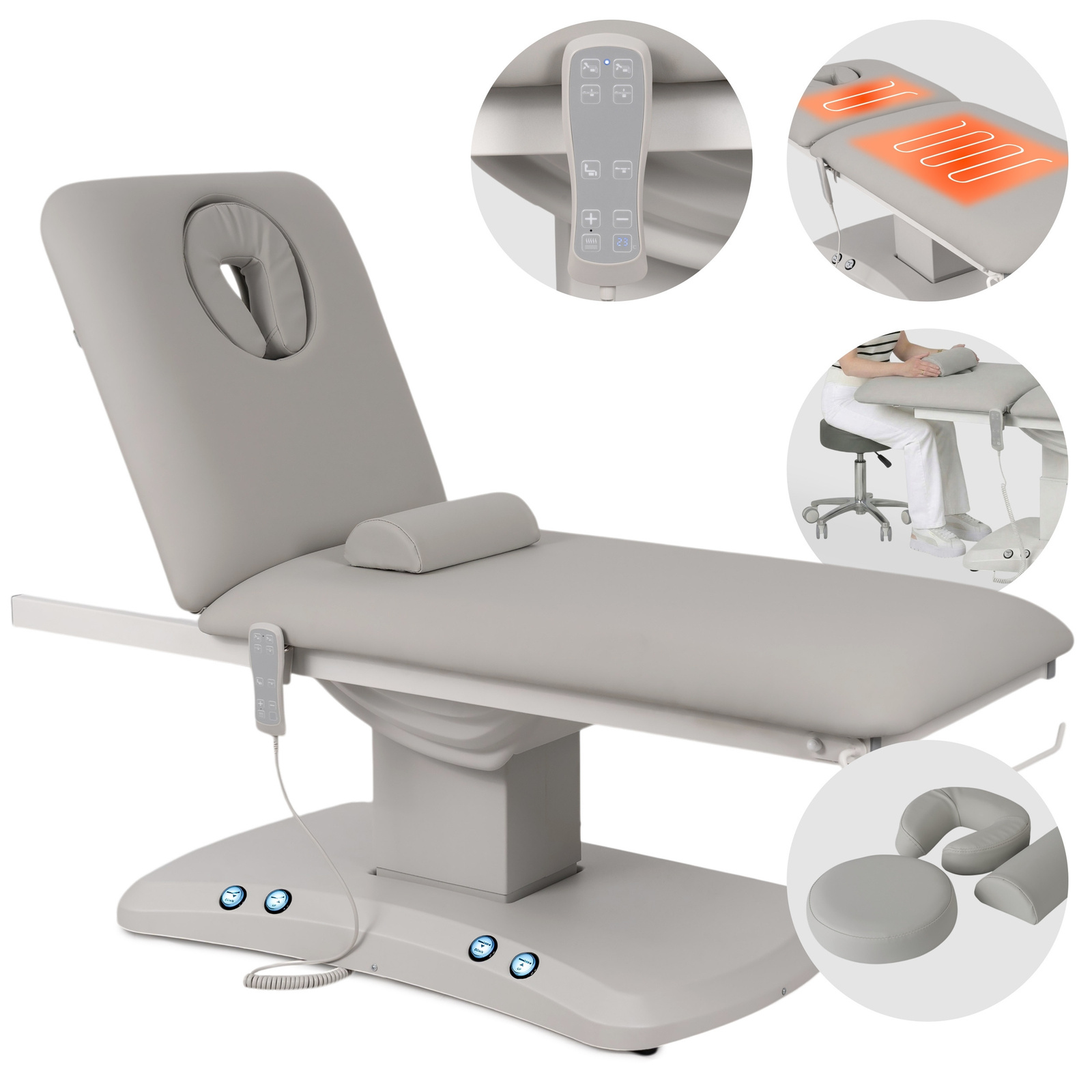 table-de-soins-electrique-estella-ergo-2-grise-2-moteurs-habys-tablelya